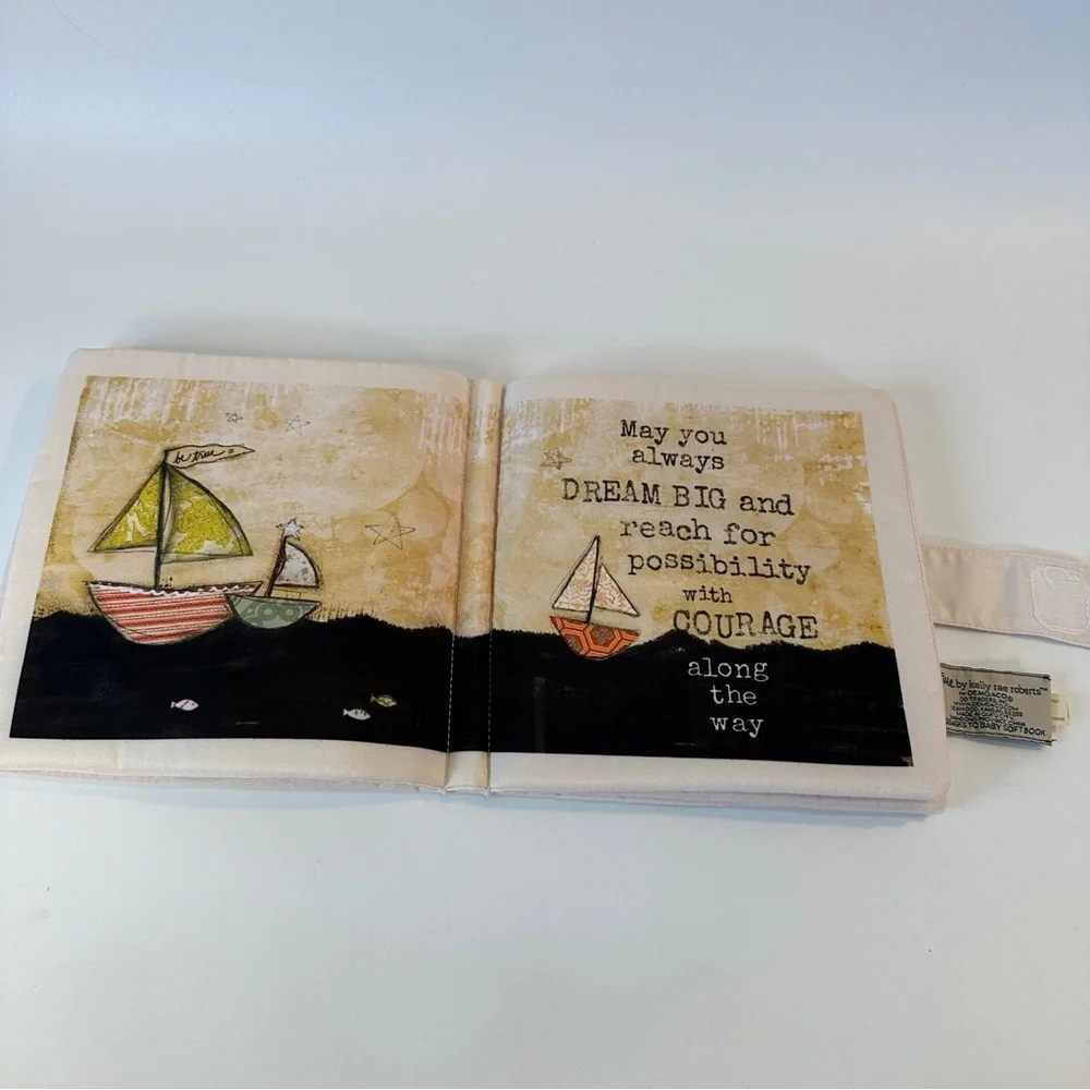 True by Kelly Rae Roberts for Demdaco‎ Art Cloth Book I Love You Baby Kids